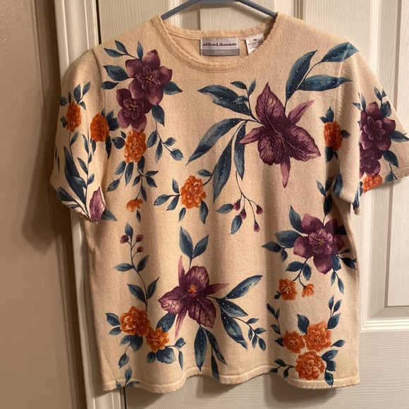 Alfred Dunner Sweaters - Alfred Dunner Women’s short sleeve sweater